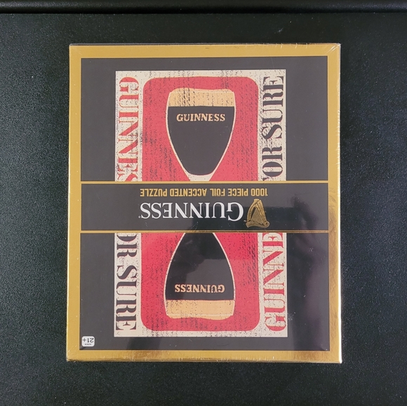 Guinness Beer 1000 Piece Foil Jigsaw Puzzle 29x23" Front Porch Classics - Picture 2 of 4